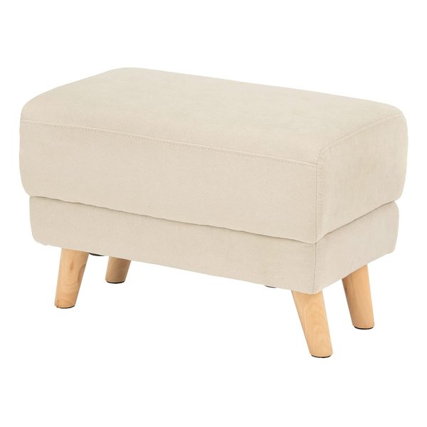 オットマン 約 幅60×奥行35×高さ31/42cmアイボリー ブライトOT-IV