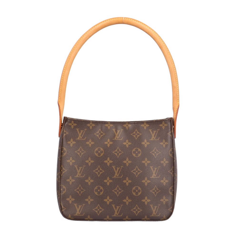 ルイヴィトン ルーピングMM モノグラム ショルダーバッグ モノグラムキャンバス M51146 ブラウン LOUIS VUITTON 中古