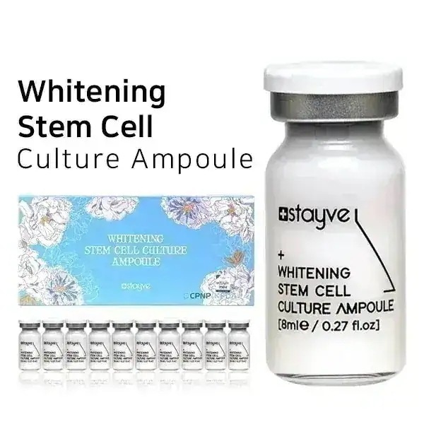 [国内正規品]ステイヴ ホワイトニングステムセルカルチャーアンプル 8ml × 10本 リジュラン 同様成分 PDRN 美容医療 敏感肌 トラブル Stayve メディスコ MEDISCO