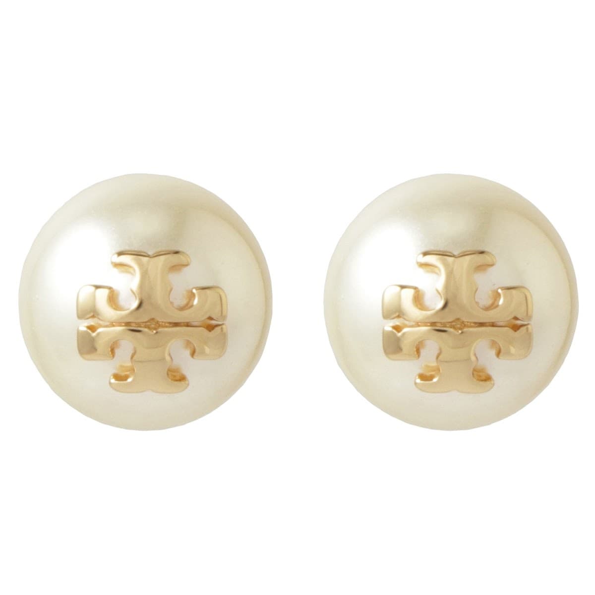 トリーバーチ ピアス Tory Burch レディース キラ パール スタッズ ダブルT ロゴ アクセサリー 11165514 110 / 18151 110