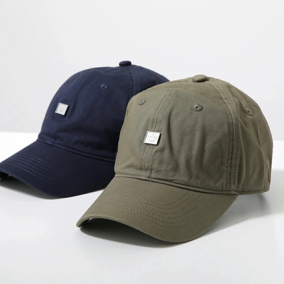 Acne Studios アクネストゥディオズ ベースボールキャップ C40389 FA-UX-HATS000243 レディース メンズ スタッズFaceロゴ