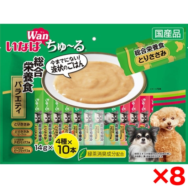8個セット ちゅ～る 総合栄養食バラエティ 14g×40本