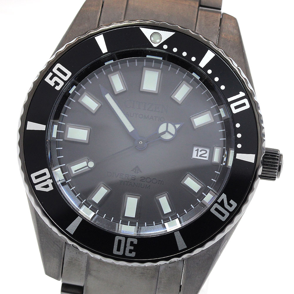 シチズン CITIZEN NB6025-59H プロマスター マリーン フジツボダイバー 自動巻き メンズ 極美品 箱・保証書付き_842770【中古】
