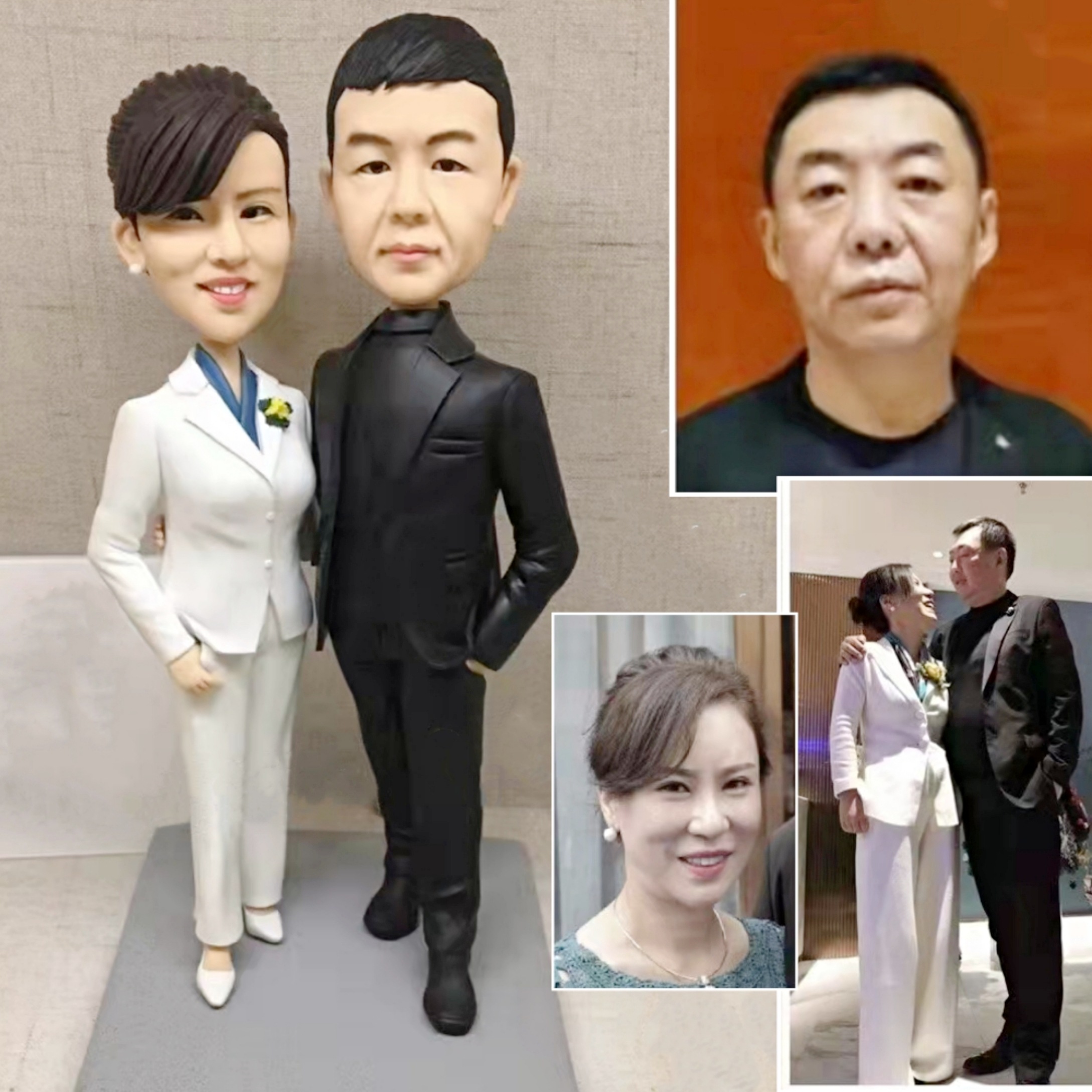 【オーダーメイド】3D肖像画 似顔絵 人形 フィギュア 結婚祝い 周年記念日 カップル 彼氏 彼女 夫婦 両親 贈呈品 記念品 18,719円