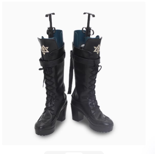 長尾 景 ながおけい にじさんじ YouTube 風 コスペレ靴 コスプレシューズ 人気 アニメフェア 靴 イベント パーティー ブーツ