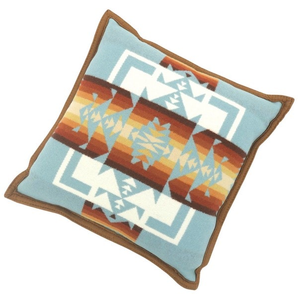 ペンドルトン アウトドア メンズ レディース クッション 40.6×40.6cm ウール コットン ブルーマルチ CHEF JOSEPH PILLOW XP573-51128AQUA PENDLETO