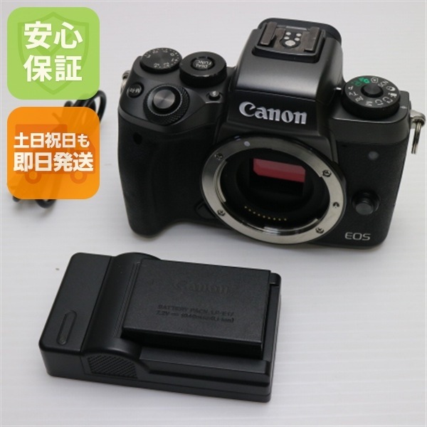 美品 EOS M5 ボディ ブラック ミラーレス一眼 Canon 123
