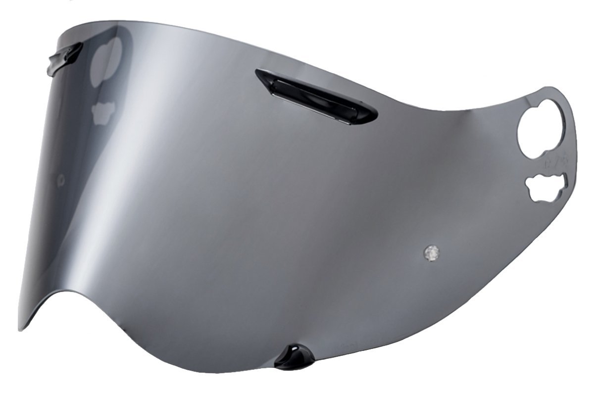 山城 EXTRAシールド (エキストラ) バイク用 ミラーシールド【Arai TX PINLOCK ブロー】スモーク/シルバー【Tour Cross2/3/TXモタード対応】