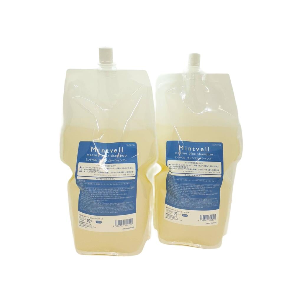 【2個】 ミントベル マリンブルーシャンプー 1900ml 詰め替え NEW