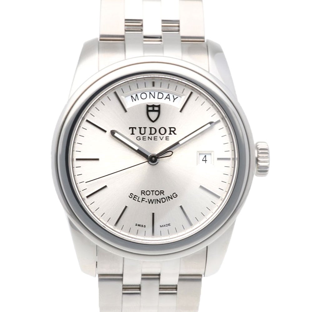 チュードル グラマーデイトデイ 腕時計 ステンレススチール 56000 自動巻き 1年保証 TUDOR 中古 美品