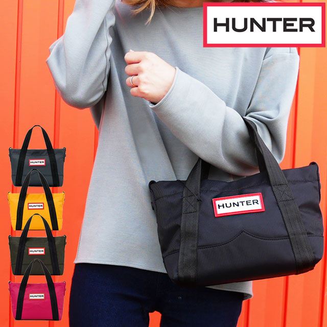 ハンター HUNTER バッグ ショルダーバッグ メンズ レディース ナイロン ミニ トップ クリップ トート バッグ ミニバッグ ミニトート ハンドバッグ 手持ち 斜め掛け UBS1203KBM 送