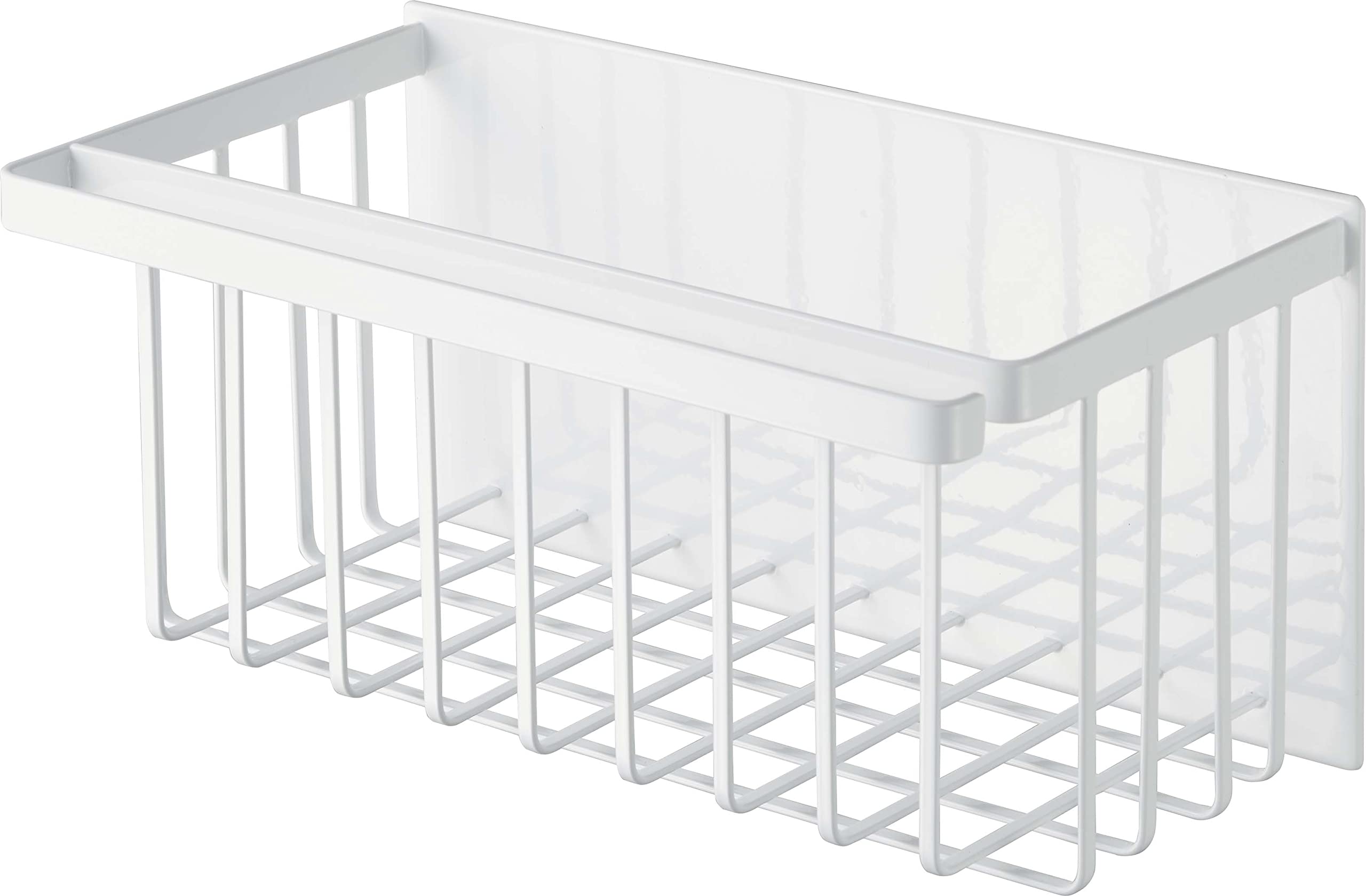 山崎実業(Yamazaki) マグネット バスルームバスケット ホワイト 約W31XD17XH15cm タワー tower 浴室 収納ラック 5542