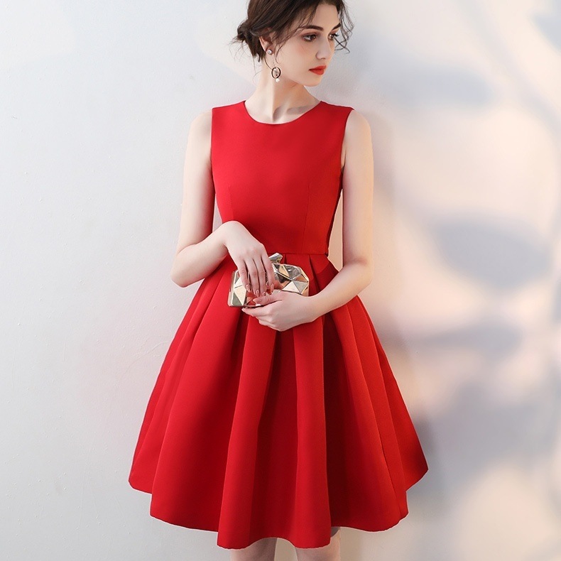 ドレス 衣装 ドレスワンピース カクテルドレス ノースリーブドレス ミニドレス ミニ丈 袖なし バックリボン ビックりぼんフレア ステージドレス 発表会 タイト かわいい 大人可愛い きれいめドレス