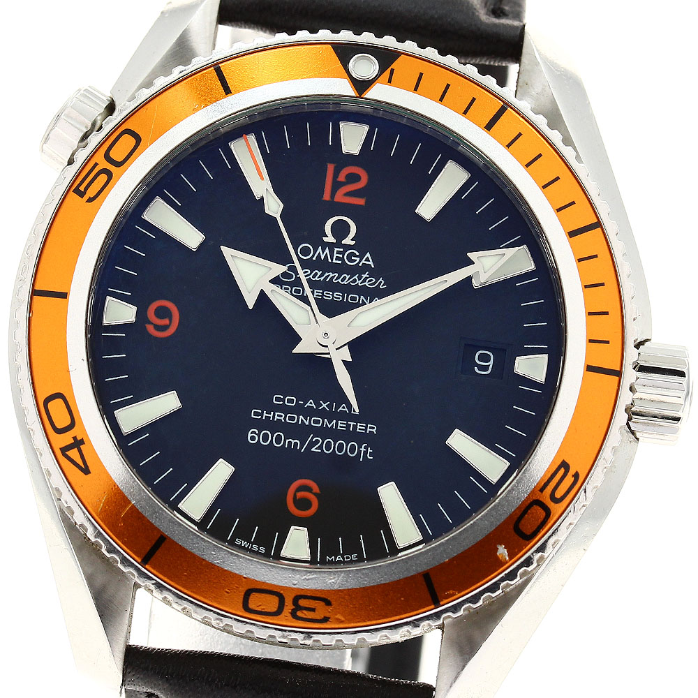 オメガ OMEGA 2909.50.38 シーマスター プラネットオーシャン コーアクシャル クロノメーター 自動巻き メンズ 保証書付き_899547【中古】