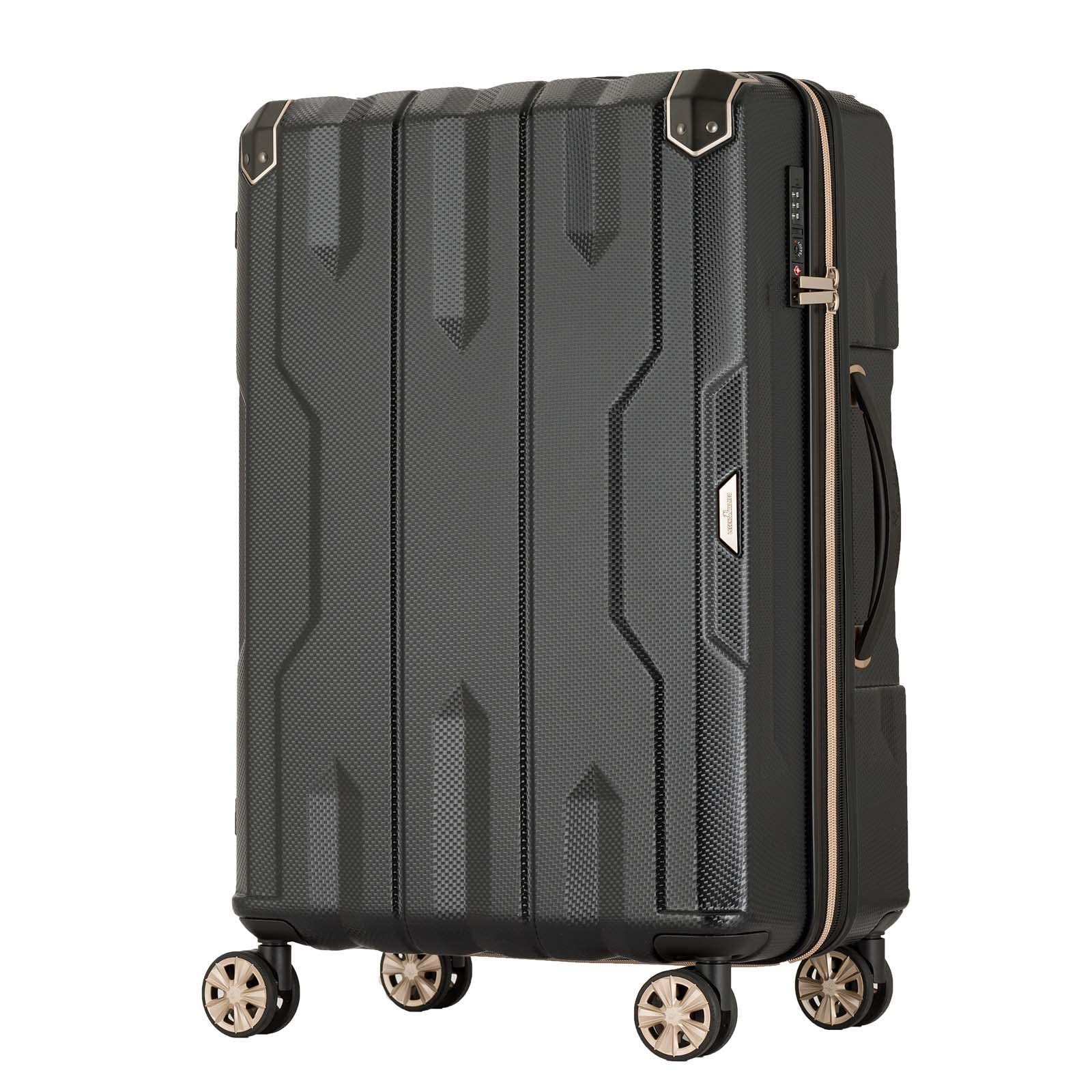 [レジェンドウォーカー] 拡張機能付きスーツケース キャリーケース キャリーバッグ TSAロック ダブルキャスター ファスナータイプ SPATHA 5109 保証付