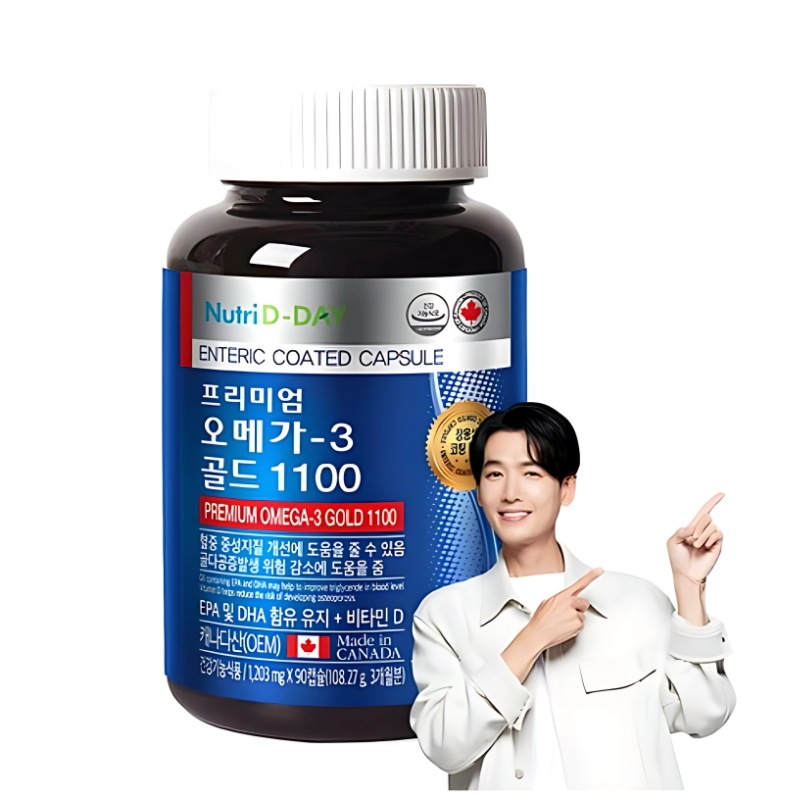 Nutriday Premium Omega-3 Gold 1100, 90 Tablets 1 count 7,400円