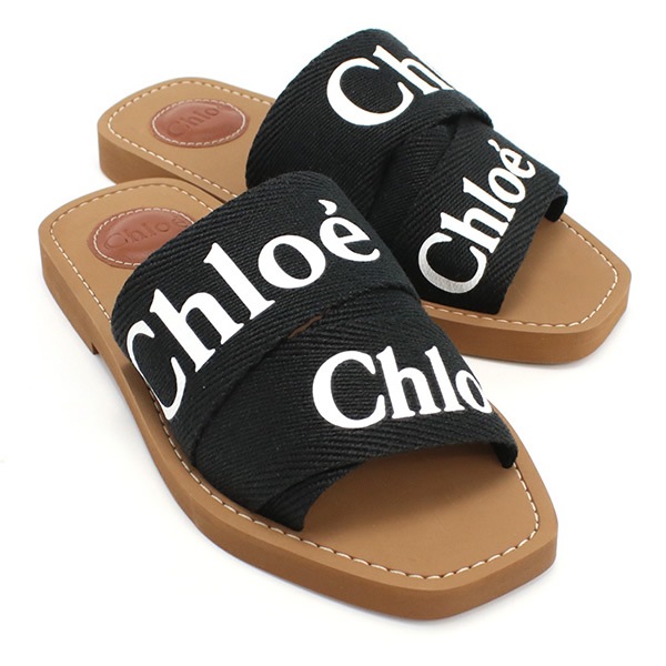 CHC22U188Z3 サンダル リネン レディース ブラック