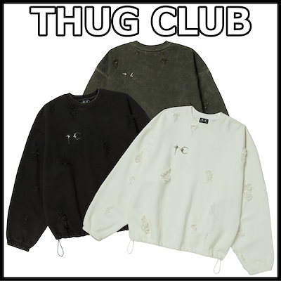 Thug Club ウォーヴィクティムスウェットシャツ ☆THUG CLUB☆War Victim☆大人気☆ (Thug Club/スウェット