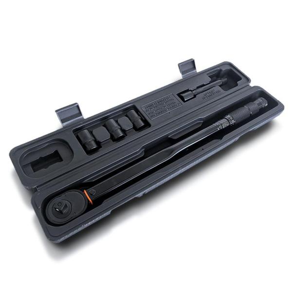 トルクレンチ 2個セット 自動車 車 セルフ 車メンテナンス タイヤ タイヤ交換 バイク セット 12.7mm プレセット型 収納ケース付き 説明書付き BKRENCHI