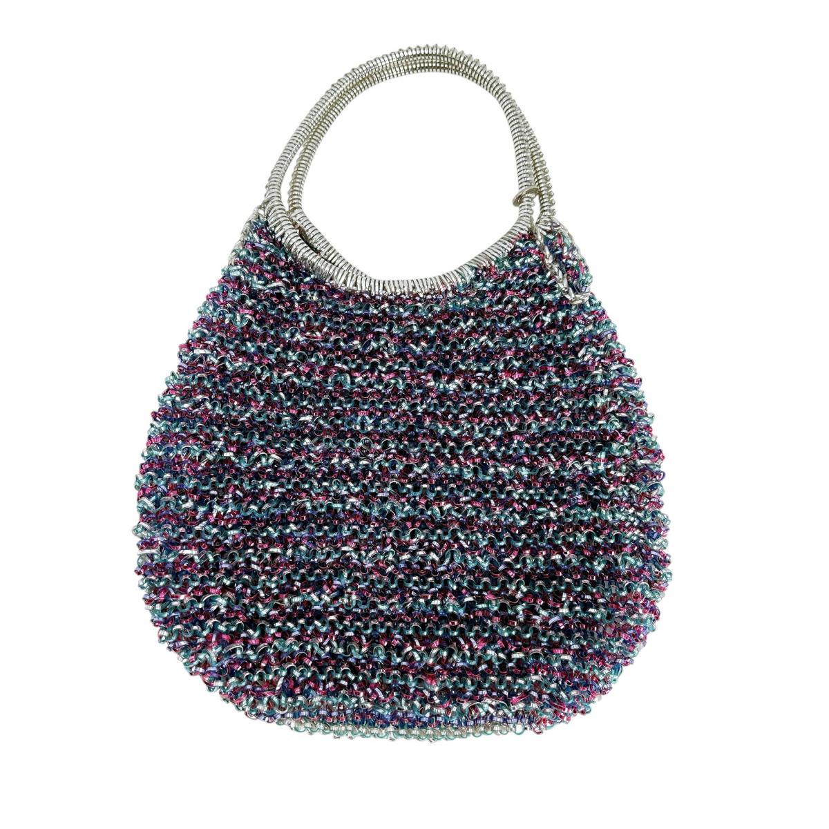 結婚式 パーティー ワイヤーバッグ ピンク×水色 13,706円