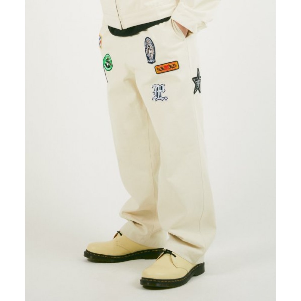 LMC (LMC) ワッペンイージーワークパンツアイボリー