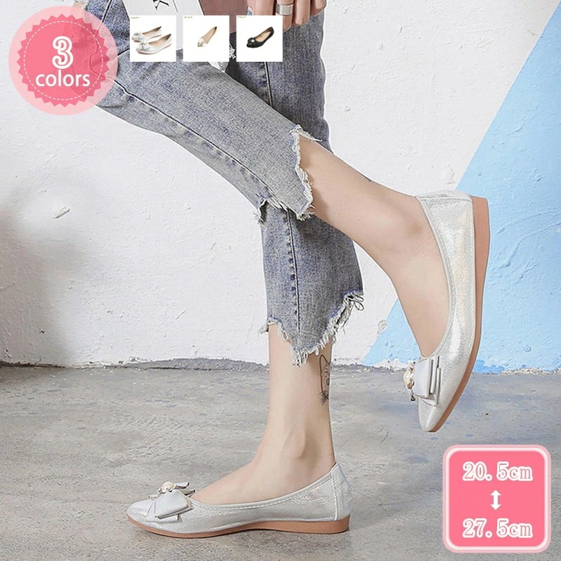 500円OFFクーポン ローヒールパンプス 歩きやすい ポインテッドトゥ キラキラ 靴レディース レディース パンプス 可愛い ぺたんこ 美脚 疲れにくい 通勤 ビジネス 柔らかい 軽量 快適 防滑