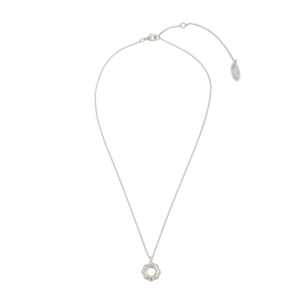 COVERNAT WOMAN クローバーハート フラットネックレス シルバー