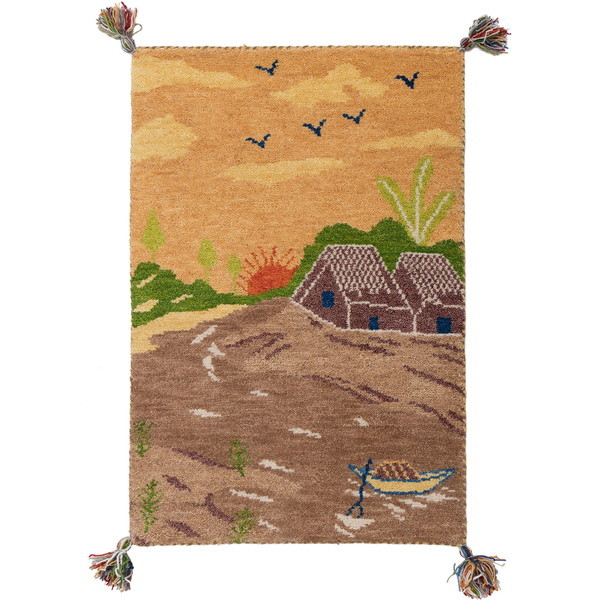 270076410 贅沢なリラックス空間を味わえる GABBEH A9 RE 4575 メーカー直送