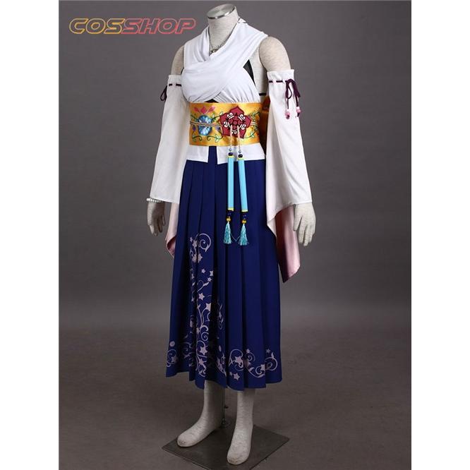 ファイナルファンタジー10 ユウナ 召喚士 コスプレ衣装 イベント 変装 COS Cosplay-505