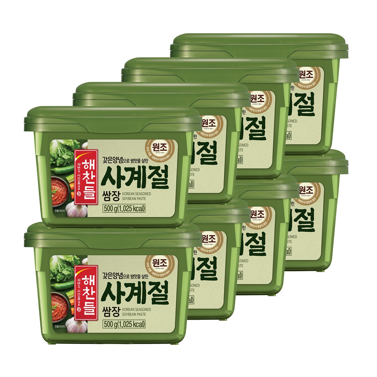韓国-KMEAL-ヘチャンたち四季サムジャン500gx8