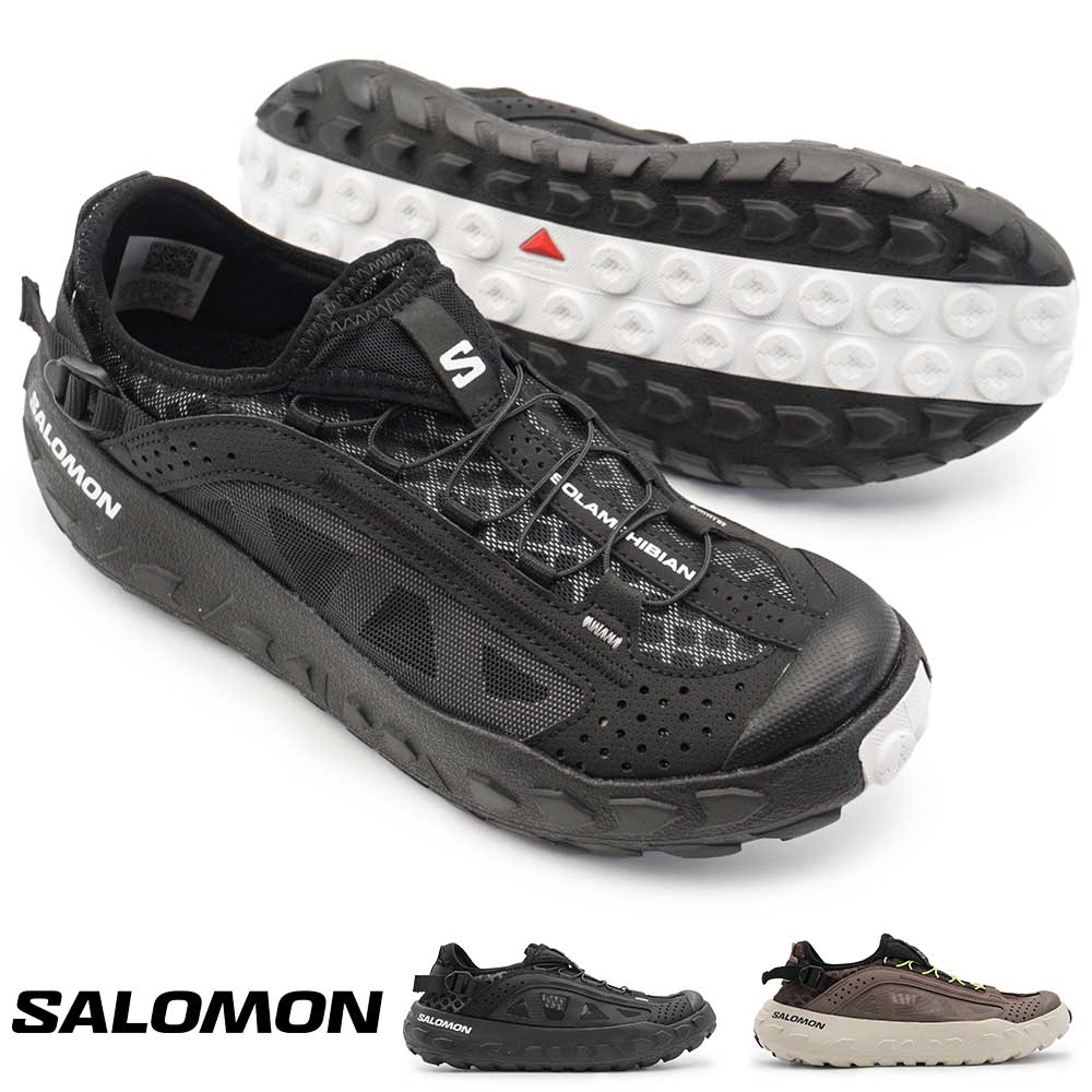 SOLAMPHIBIAN アウトドア 速乾 水陸両用 軽量 スニーカー ウォーターシューズ メンズ