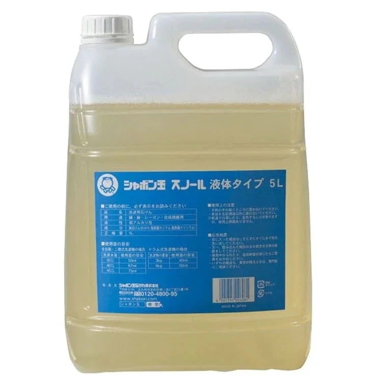単品シャボン玉スノール液体タイプ 5L メガ割