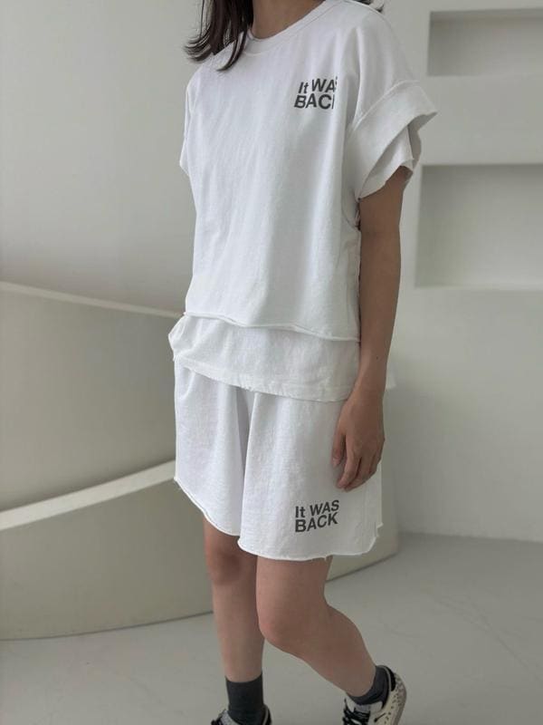 イッツバック クロップ セットアップ