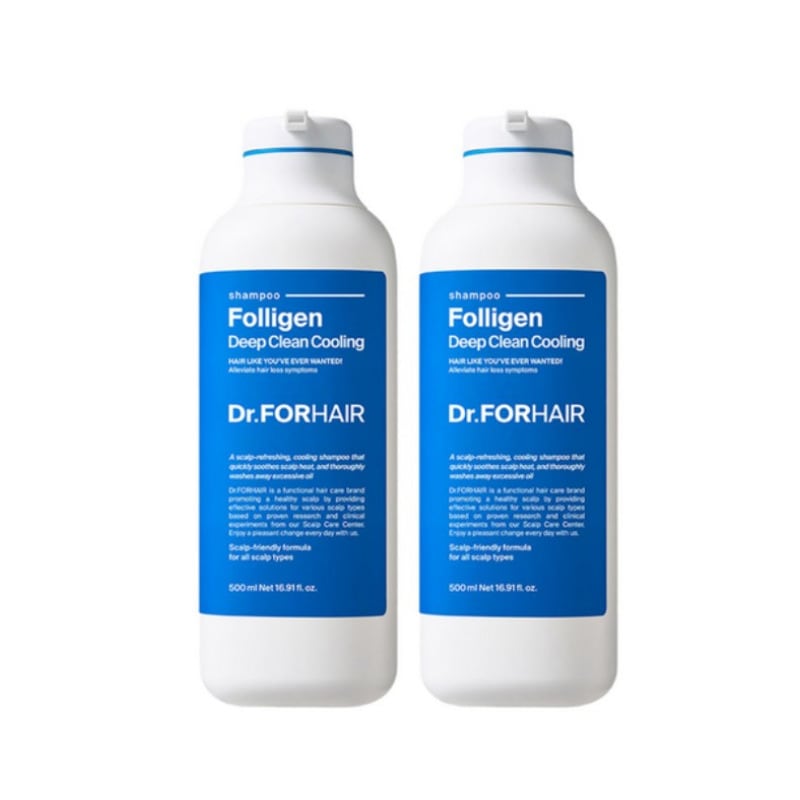 ディープクリーン クーリングシャンプー 500ml ×2本セット 頭皮ケア メンズ＆レディース