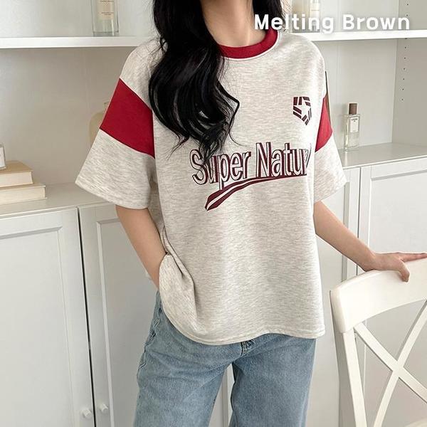 女性オーバーフィット半袖女性夏半袖Tシャツnb2