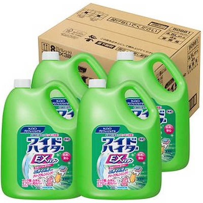 他サイト： 花王　【ケース】 ワイドハイターEXパワー 業務用 4.5L×4個の商品画像