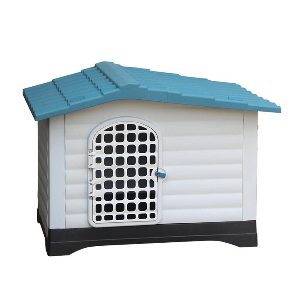 犬小屋 大型犬 プラスチック 犬小屋 屋外用 中型犬 断熱 屋外用 小型犬 犬小屋 室内 屋外 夏用 涼しい 犬舎 夏用冬用 プラスチック 犬小屋 ペットハウス 鉄扉付き 猫ハウス 通気性 防水素材