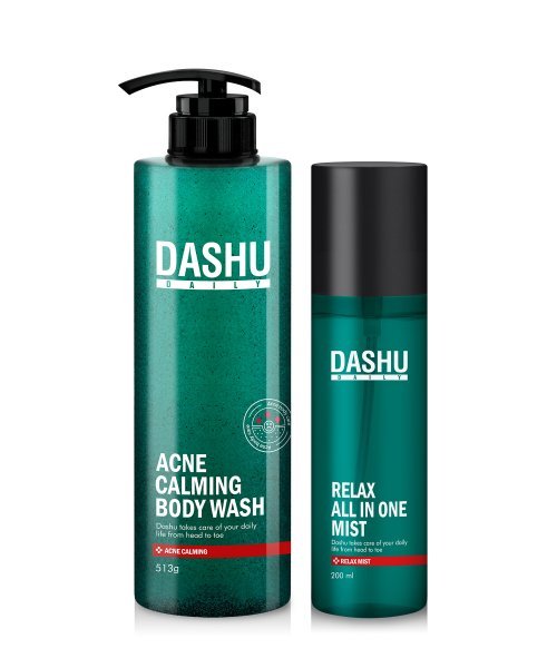 アクネ カーミング ボディウォッシュ 500ml + リラックス オールインワン ミスト 200ml