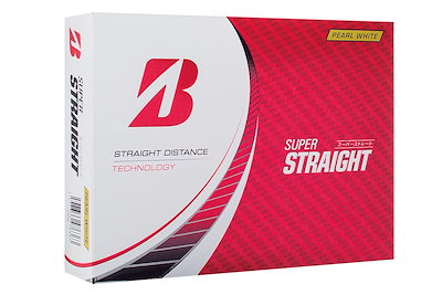他サイト： BRIDGESTONE(ブリヂストン)ゴルフボール SUPER STRAIGHT 2023年モデル 12球入 パールホワイトの商品画像
