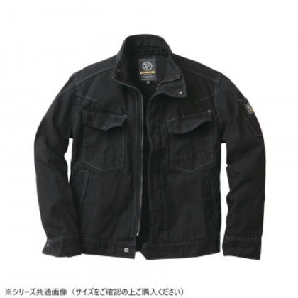 イーブンリバー フィッシャーストライプブルゾン ブラック(05) サイズ:5L US-1107 5,396円