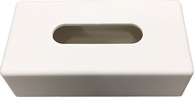 他サイト： いけだ ティッシュケース スリムティッシュボックス ホワイト 51130の商品画像