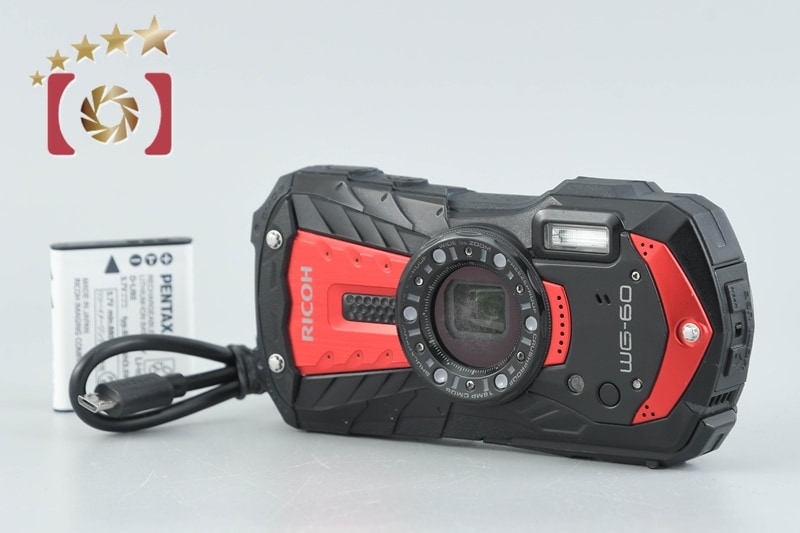 RICOH PENTAX ペンタックス WG-60 レッド 防水アクションカメラ