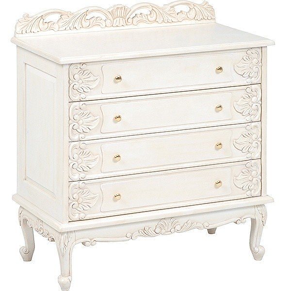 アンティーク調 ワイドチェスト 猫脚 重厚感 彫刻 収納 ワイド チェスト タンス お姫様風 家具