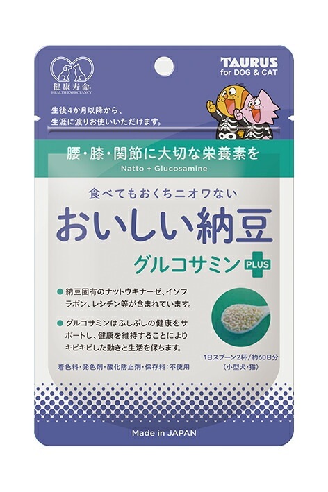 （まとめ買い）おいしい納豆 グルコサミン+ 犬用フード [x6]