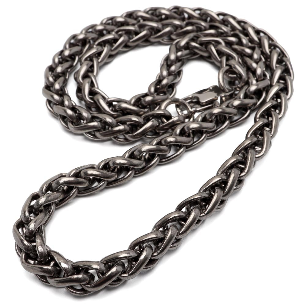 チタン ウィートチェーンネックレス [n1151]