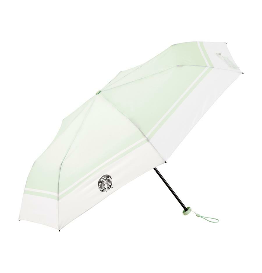 デイリー アップルミント 3段折り畳み傘 韓国スターバ グッズ 日傘