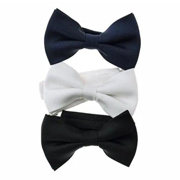 メンズネクタイ 無地シルク 蝶ネクタイ_s