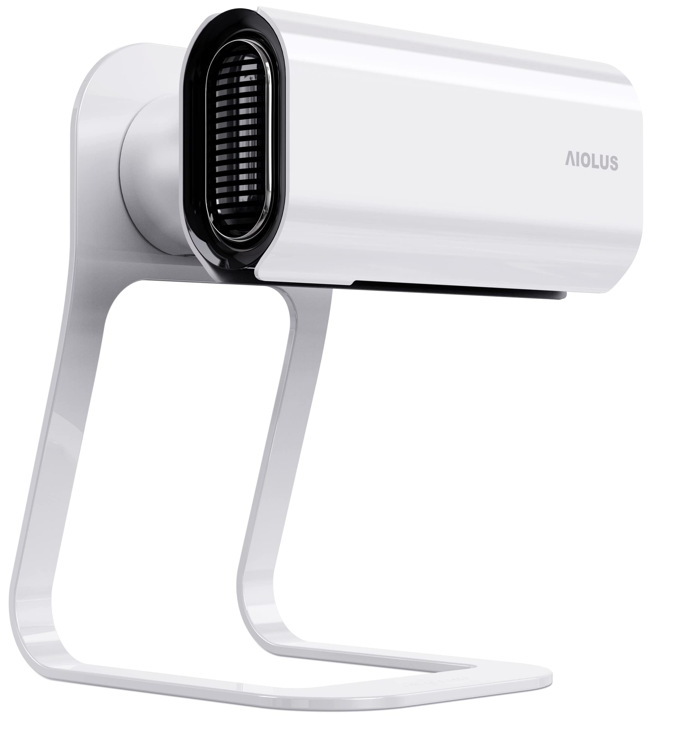 アイオルス(Aiolus) 家庭用ハンドドライヤー Hand Dryer White 非接触/温風/スタンド付き/工事不要/小型 Nyuhd-210W