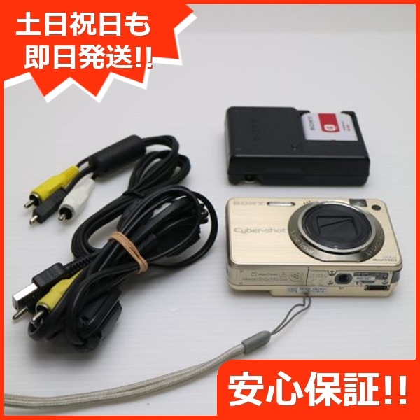 超美品 Cyber-shot DSC-W170 ゴールド SONY デジカメ 152