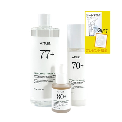 [ドクダミ3種セット][大容量]スージング トナー500mL+デイリーリリーフローション200ml+水分鎮静アンプル 30ml／敏感肌・乾燥肌向け・やさしい使い心地・低刺激・保湿・韓国コスメ